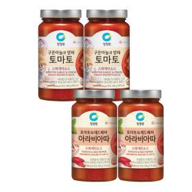 상품 이미지: 스파게티소스 토마토 600g x 2개 + 아라비아따 600g x 2개