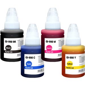 상품 이미지: 캐논 호환 무한리필 잉크 GI-990 135ML 대용량 4색세트 G1900 G2400 G2915 G3100 G3900 G3910 G4902 G4911
