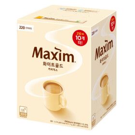 상품 이미지: 동서 맥심 화이트골드 커피믹스 210T+10T 무료배송