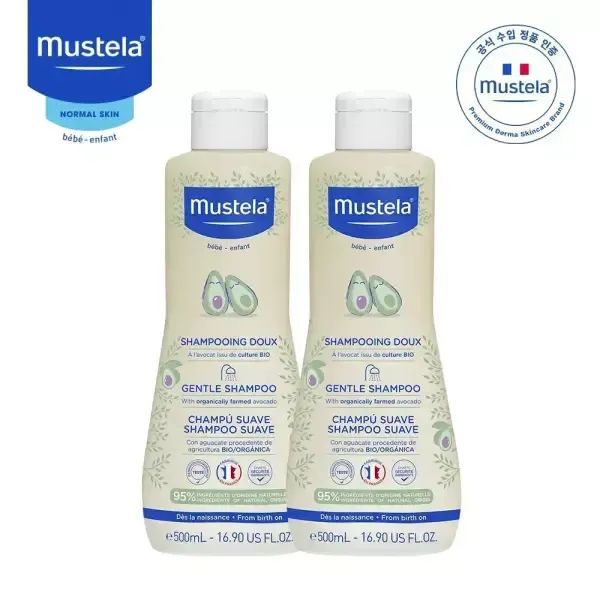 상품 이미지: 무스텔라 젠틀 샴푸 500ml 2개