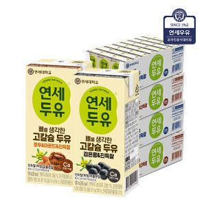 상품 이미지: 연세 뼈를 생각한 고칼슘 두유 진득찰 검은콩+호두아몬드180ml X 96팩