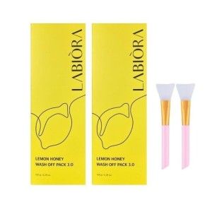 상품 이미지: 라비오라 배종옥 레몬꿀팩 3.0   시즌3 레몬허니 워시오프팩 150g  2개 + 스파출러 2개(색상랜덤)