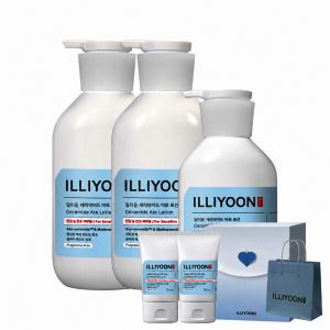 상품 이미지: (선물박스+쇼핑백)일리윤 세라마이드 아토로션 564ml 2개+350ml 1개 +아토 로션 50ml 2개+메가커피쿠폰 증정