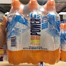 상품 이미지: 파워오투 오렌지레몬, 500ml, 6개