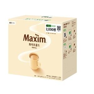 상품 이미지: 맥심 화이트골드 커피믹스 400T+N Pay 2000원 (네이버페이 포인트)