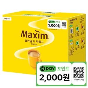 상품 이미지: 동서 맥심 모카골드 커피믹스 400T+N페이 2000원