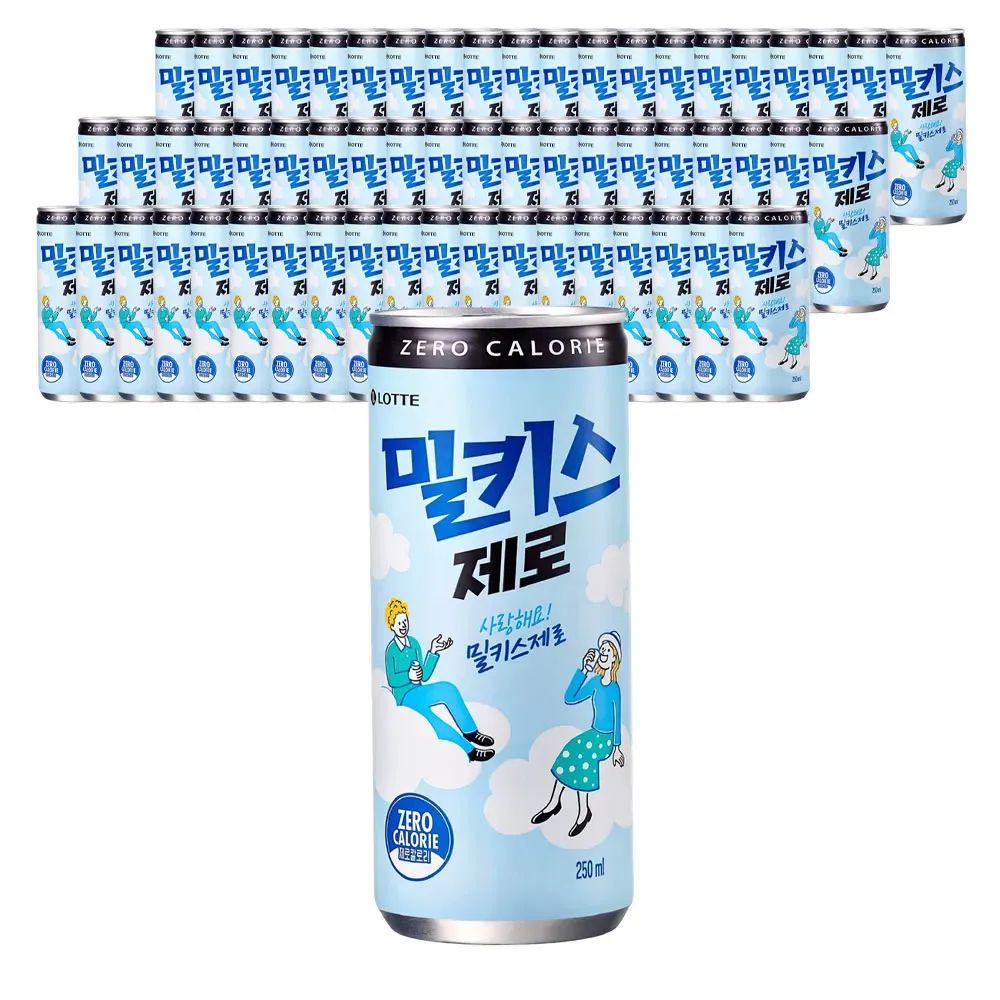 상품 이미지: 밀키스 제로 250ml X 60캔 부드러운 탄산음료