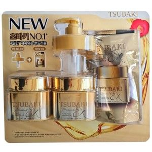 상품 이미지: 츠바키 프리미엄 EX 리페어 마스크 총 510g  180g x 2 + 150g(리필)
