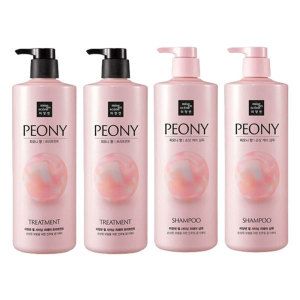 상품 이미지: (최종결제가23290원)미쟝센 피오니향 샴푸 1000ML 2개+트리트먼트 1000ML 2개