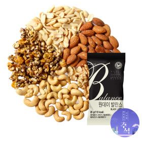 상품 이미지: (신선집중) 하루견과 견과류 원데이발란스블랙 x 100봉 / 추석 명절 실속 선물