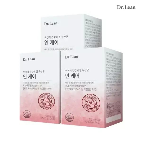 상품 이미지: 닥터린 질유산균 인케어 여성 유산균 리스펙타 x 3박스