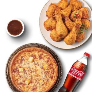 상품 이미지: (굽네치킨) 고추바사삭+시카고피자+콜라1.25L