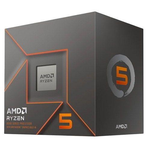 상품 이미지: [Amazon.co.jp AMD Ryzen 5 8500G with Wraith Stealth Cooler AM5 3.5GHz 22MB 65W 한정] 6코어