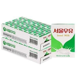 상품 이미지: 서울우유 멸균우유 200ml x 48개