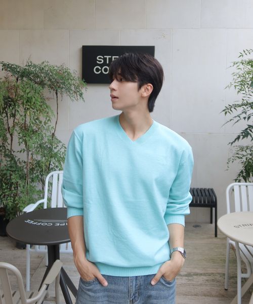 상품 이미지: 워셔블 에센셜 브이넥 니트 9color