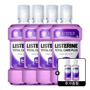 상품 이미지: 리스테린 토탈케어 플러스 750ml 4개 + 리스테린 토탈케어플러스 100ml 2개 증정