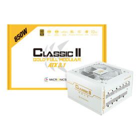 상품 이미지: 마이크로닉스 Classic II 850W 80PLUS GOLD 풀모듈러 ATX3.1 (화이트) RTX5060 RTX5070 추천