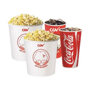 상품 이미지: (CGV) 라지콤보 (팝콘L 2개 + 탄산L 2개)