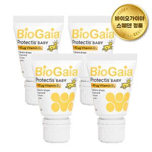 상품 이미지: 바이오가이아 유산균 비타민D 튜브형 10ml 이지드롭 4개 스웨덴정품 독일직구 / 유통기한 27년 10월