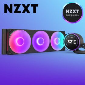 상품 이미지: (국내정품) NZXT 크라켄 엘리트 V2 360 RGB 수냉쿨러 수랭쿨러 CPU 3열 블랙