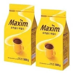 상품 이미지: 동서 맥심 모카골드 마일드 500g 2개 블랙 알커피 리필용