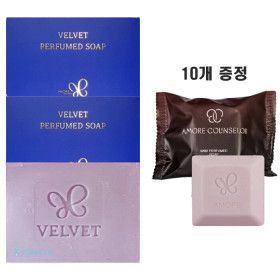 상품 이미지: 아모레 카운셀러 나비 퍼퓸드 솝 70g 10개+벨벳 퍼퓸드 솝 80g 2개/헤라 지일비누 아모레