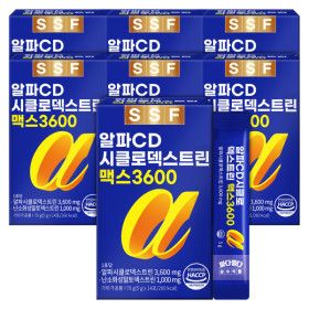 상품 이미지: 알파CD 3600 알파시클로덱스트린 고함량 7박스 파인애플맛 알파시디