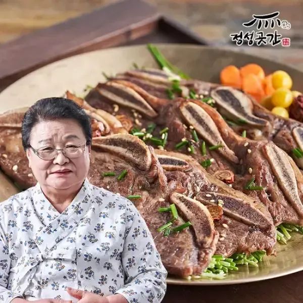 상품 이미지: 정성곳간 강순의 명인의 특 양념 LA 갈비 400g 5팩 / 총 2kg