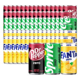 상품 이미지: 닥터페퍼제로+스프라이트제로+환타파인제로 190ml x 90캔(각 30캔)