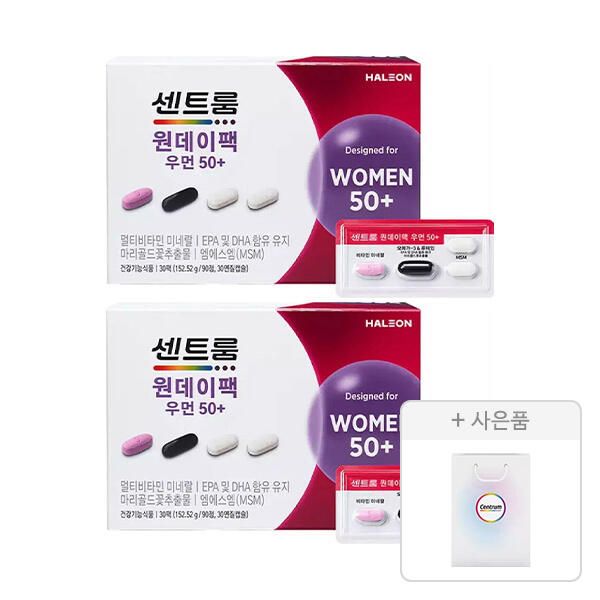 상품 이미지: 센트룸 원데이팩 우먼 50+, 2개 + 증정(쇼핑백, 1개)