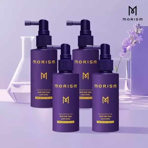 상품 이미지: 모리즘 스칼프 헤어 토닉 80ml 4통- 체험분 포함/ 탈모완화 에센스 탈모 영양
