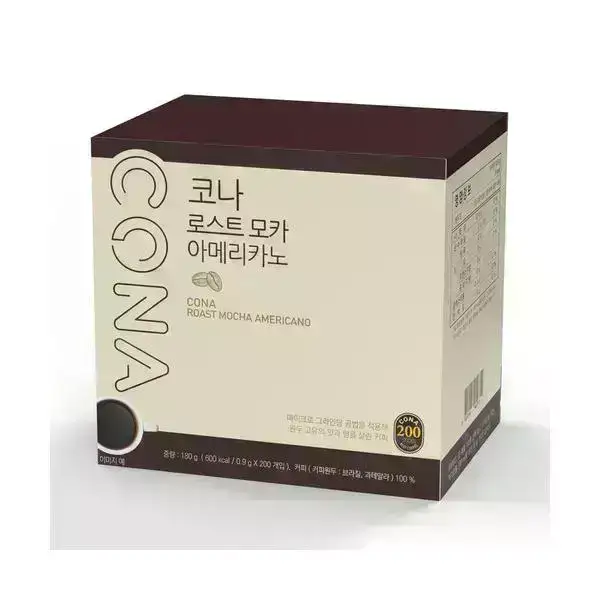 상품 이미지: [공식판매점] 코나 로스트모카 아메리카노 원두 커피 200T 블랙커피 스틱