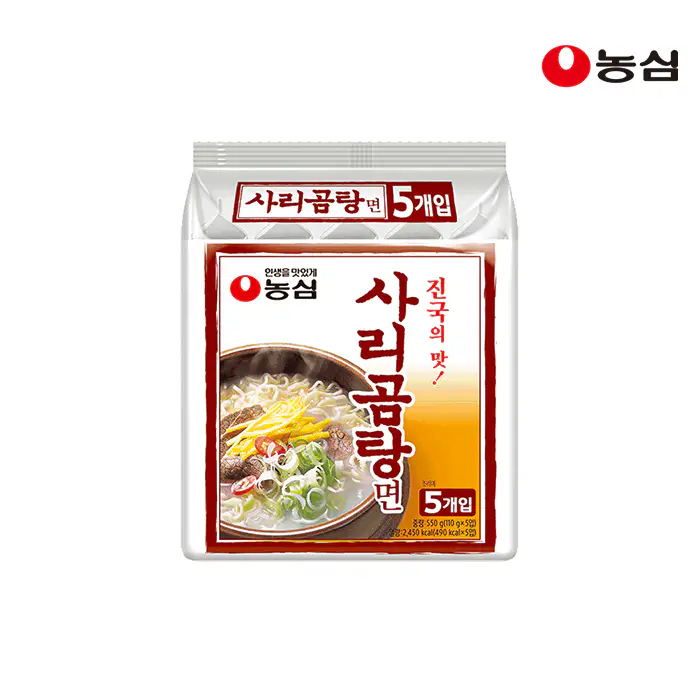 상품 이미지: 농심 사리곰탕면 110g, 5개