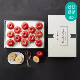 상품 이미지: 26년홍로햇사과 선물4호 4kg 17~19과 / 사과/선물세트