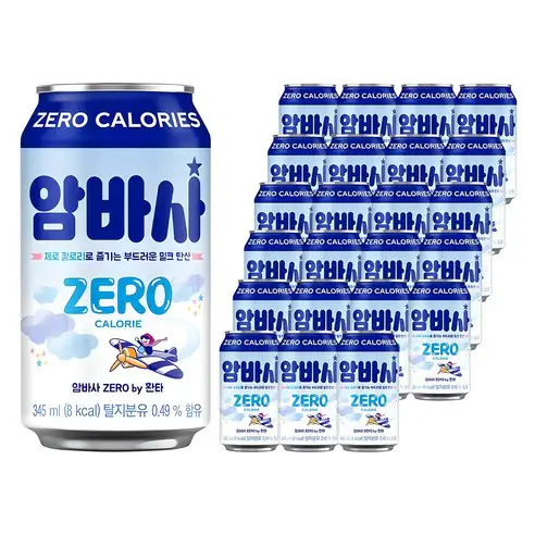 상품 이미지: 암바사 제로 by 환타, 345ml, 24개