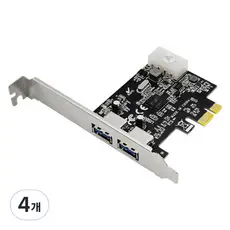 상품 이미지: 랜스타 PCI-Express USB3.0 2포트 카드, LS-PCIE-EX302-N, 4개