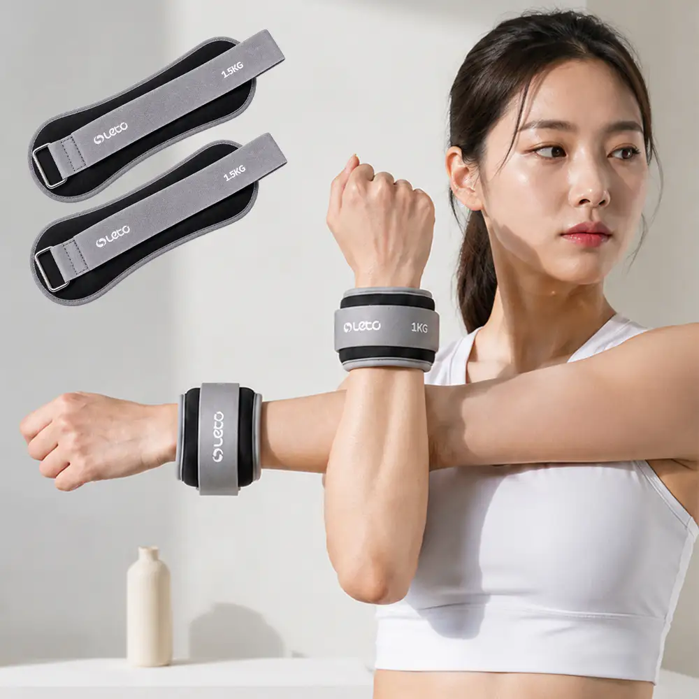 상품 이미지: 레토 손목 발목 모래주머니 중량 밴드 홈트레이닝 산책 러닝 조깅 LWB-S01