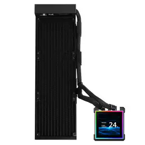 상품 이미지: 리안리 Hydroshift II LCD-S 360N 블랙 수냉 CPU 쿨러/영샵