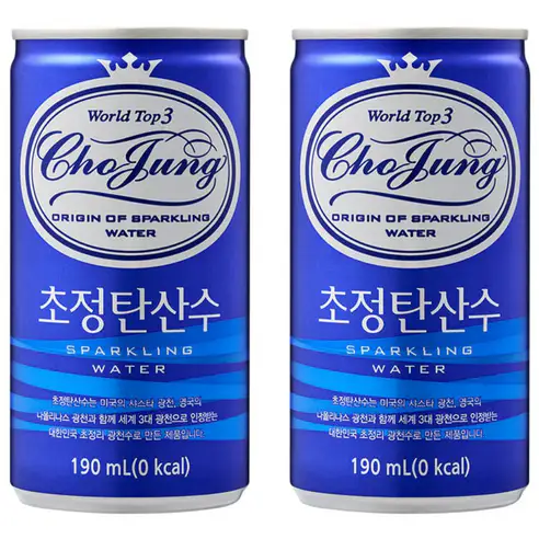 상품 이미지: 초정탄산수, 190ml, 30개