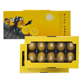 상품 이미지: 제스프리 골드키위 자이언트 사이즈 2단 선물세트 총 3.1kg (20입 개당 150g