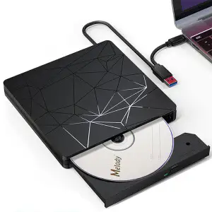 상품 이미지: 외장 ODD CD DVD롬 C타입 레코더 미디어 플레이어 Win Mac 호환 USB 3.0