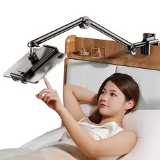 상품 이미지: 닥터리빙 침대 핸드폰 태블릿 거치대 고급형, 블랙