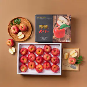상품 이미지: (신선집중) 경북직송 정성가득 빨간사과 실속 선물세트 5kg / 14-15과