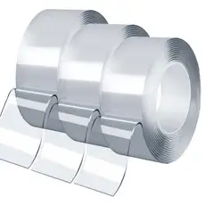 상품 이미지: 엔더 초강력 아크릴 폼 나노 실리콘 클리어 겔 양면 테이프 30mm x 5m, 투명, 3개