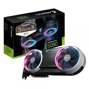 상품 이미지: GIGABYTE AORUS 지포스 RTX 5080 INFINITY D7 16GB 피씨디렉트