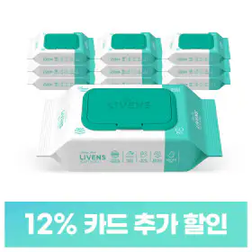 상품 이미지: 소프트 클린 화장실 비데티슈 캡형 60매 10팩 / 55gsm 플러셔블 원단
