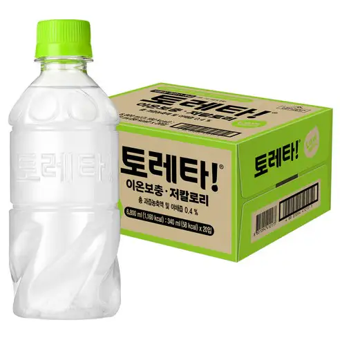 상품 이미지: 토레타 무라벨 이온음료, 340ml, 20개