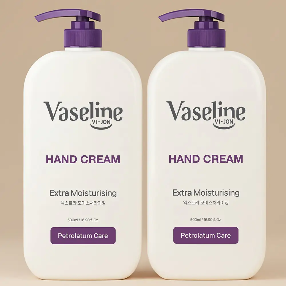 상품 이미지: 바세린 핸드크림 대용량 남자 여자 고보습 향좋은 퍼퓸 로션 500ml 2개