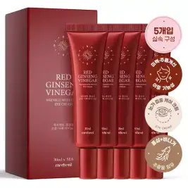 상품 이미지: 메르헨트 홍삼초 미백 아이크림 30ml x 5개 주름개선 눈밑 눈가 꺼짐 처짐 지방 팔자 미간 다크써클