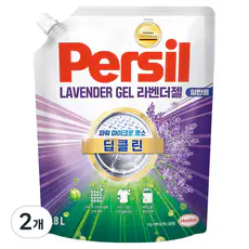상품 이미지: 퍼실 딥클린 초미세세탁 라벤더젤 맥스 일반용 액체세제 리필, 1.8L, 2개